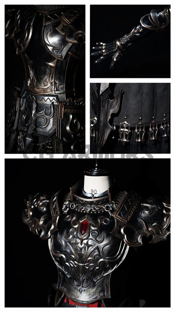 Final Fantasy XIV FF14 90DK Ignominy Set Cosplay Armor