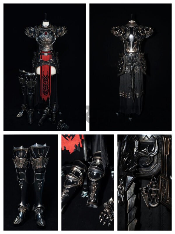 Final Fantasy XIV FF14 90DK Ignominy Set Cosplay Armor