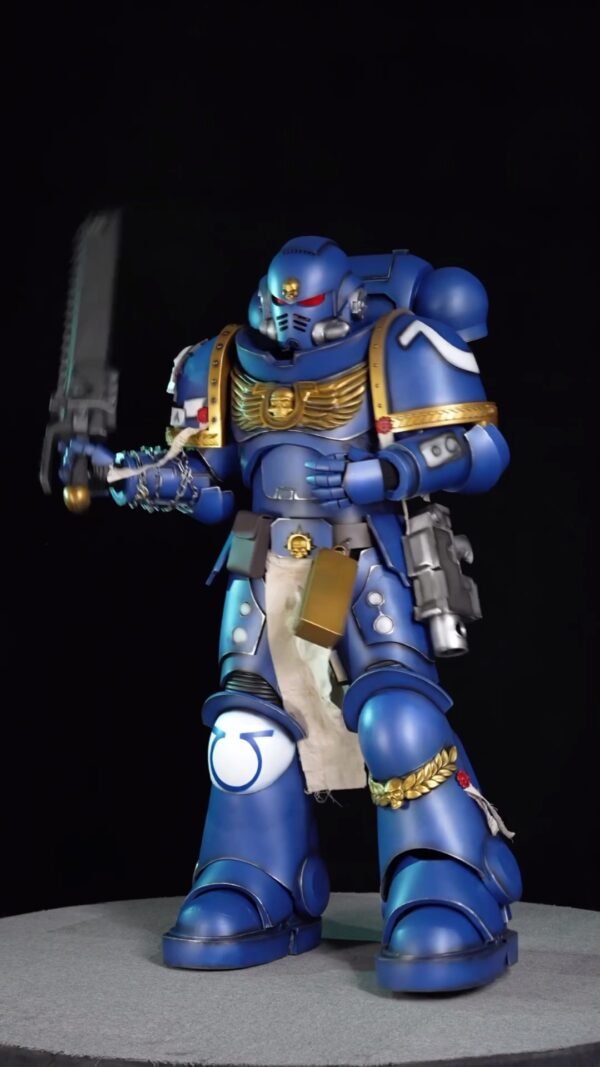 Warhammer 40K Ultramarines Titus Cosplay Armor - Image 4