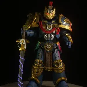 Warhammer 40K Space Marines Primaris Captain Cosplay Armor and Sword