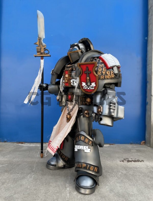 Warhammer 40K Grey Knights Brotherhood Terminator Squads Captain Jaric Thule Cosplay Amor