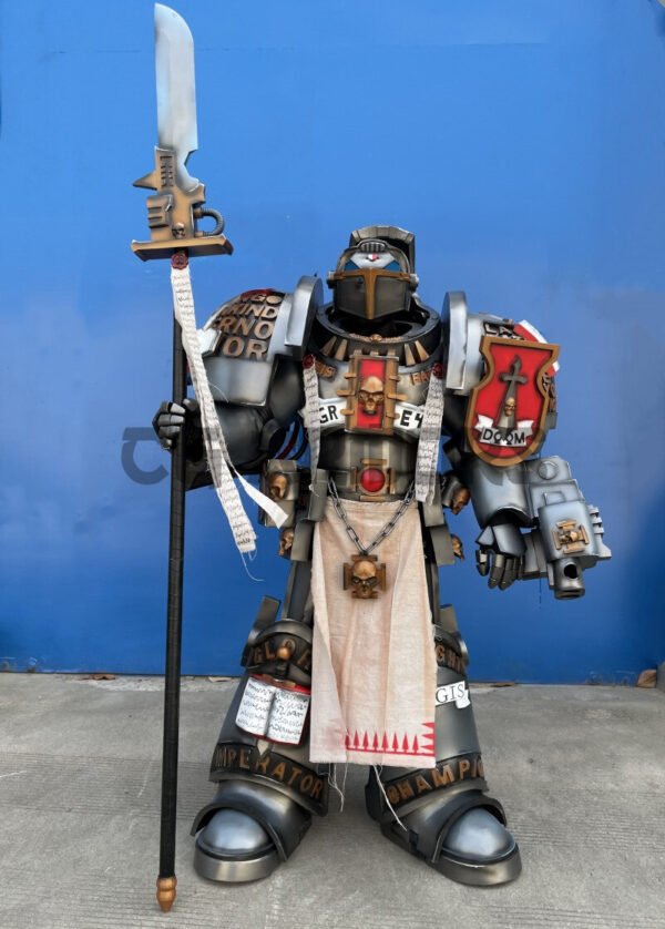 Warhammer 40K Grey Knights Brotherhood Terminator Squads Captain Jaric Thule Cosplay Amor - Image 5