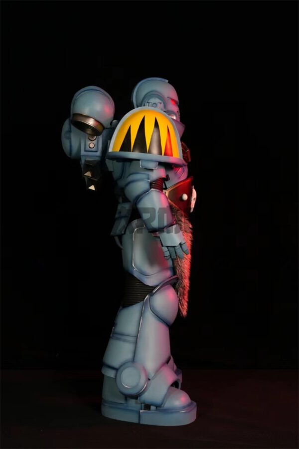 Warhammer 40K Space Wolf Chapter Space Marine Cosplay Armor - Image 4