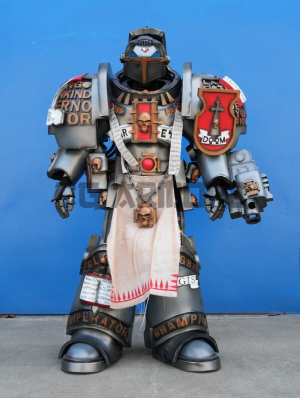 Warhammer 40K Grey Knights Brotherhood Terminator Squads Captain Jaric Thule Cosplay Amor - Image 6